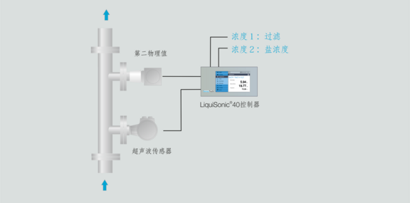 安装LiquiSonic®用于浓度测量