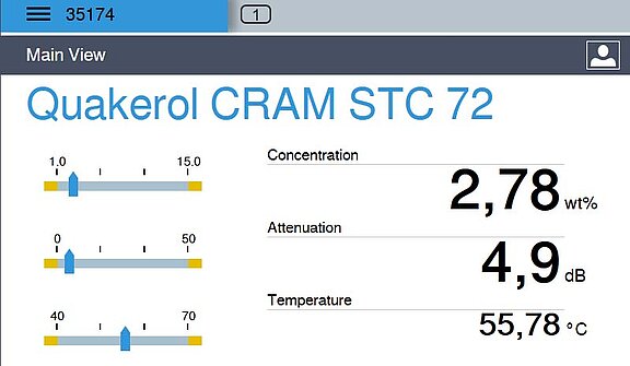 Screenshot damping rolling oil