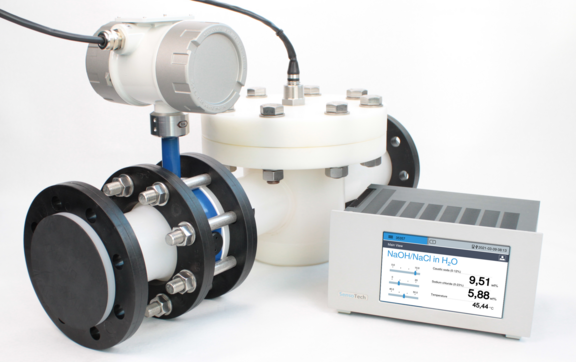 LiquiSonic® measuring system with controller
