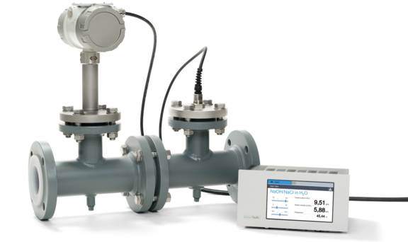 LiquiSonic® measuring system LiquiSonic® measuring system with sensor and controller