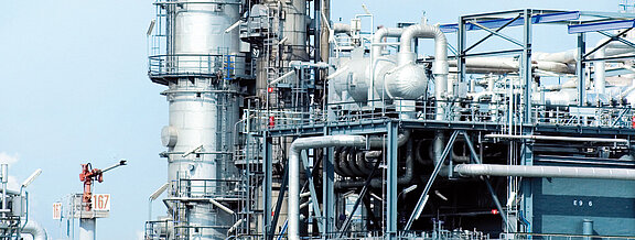 industrial sulfuric acid production by double and contact process  