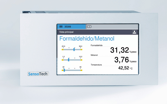 Medición del contenido de formaldehído y metanol con LiquiSonic®.