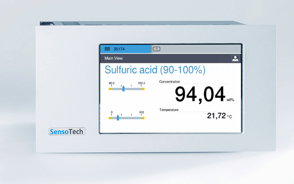 Concentration measurement of sulfuric acid with Liquisonic®